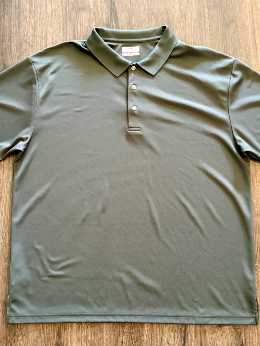 Grand Slam Men's Big & Tall Airflow Golf Polo - Gray - Size 2XB